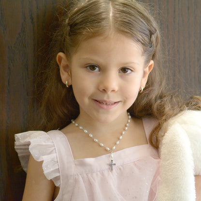 Arracadas "HUGGIES" en plata .925 13x3 (30373)