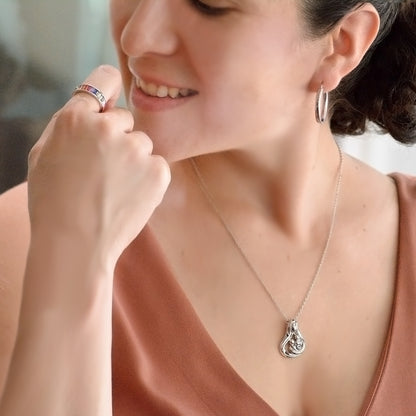 Anillo "RAINBOW" en plata fina .925 (37246)