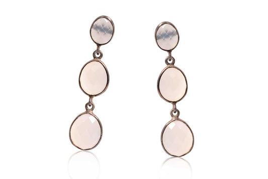 Aretes "VICTORIAN QUARTZ" en plata 925 (29200)