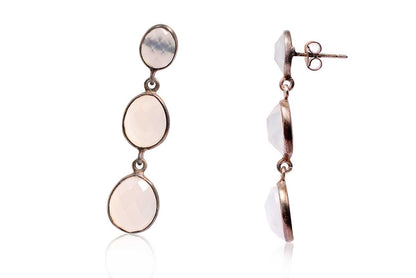 Aretes "VICTORIAN QUARTZ" en plata 925 (29200)