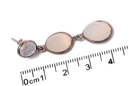 Aretes "VICTORIAN QUARTZ" en plata 925 (29200)