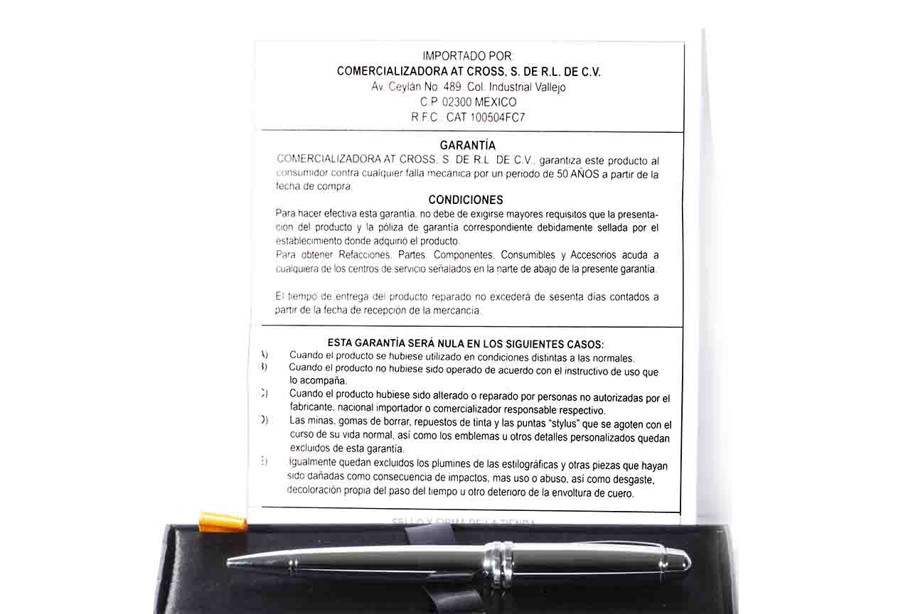 Bolígrafo Cross Bailey Cromo ¡grabado Gratis! (M36969)