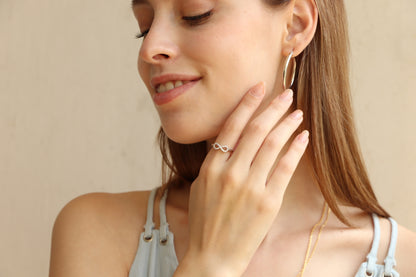 Anillo "INFINITO" en plata 925 (37240)