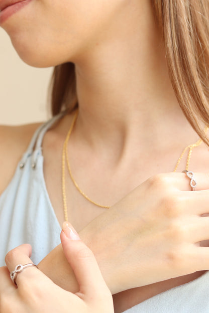 Anillo "INFINITO" en plata 925 (37240)