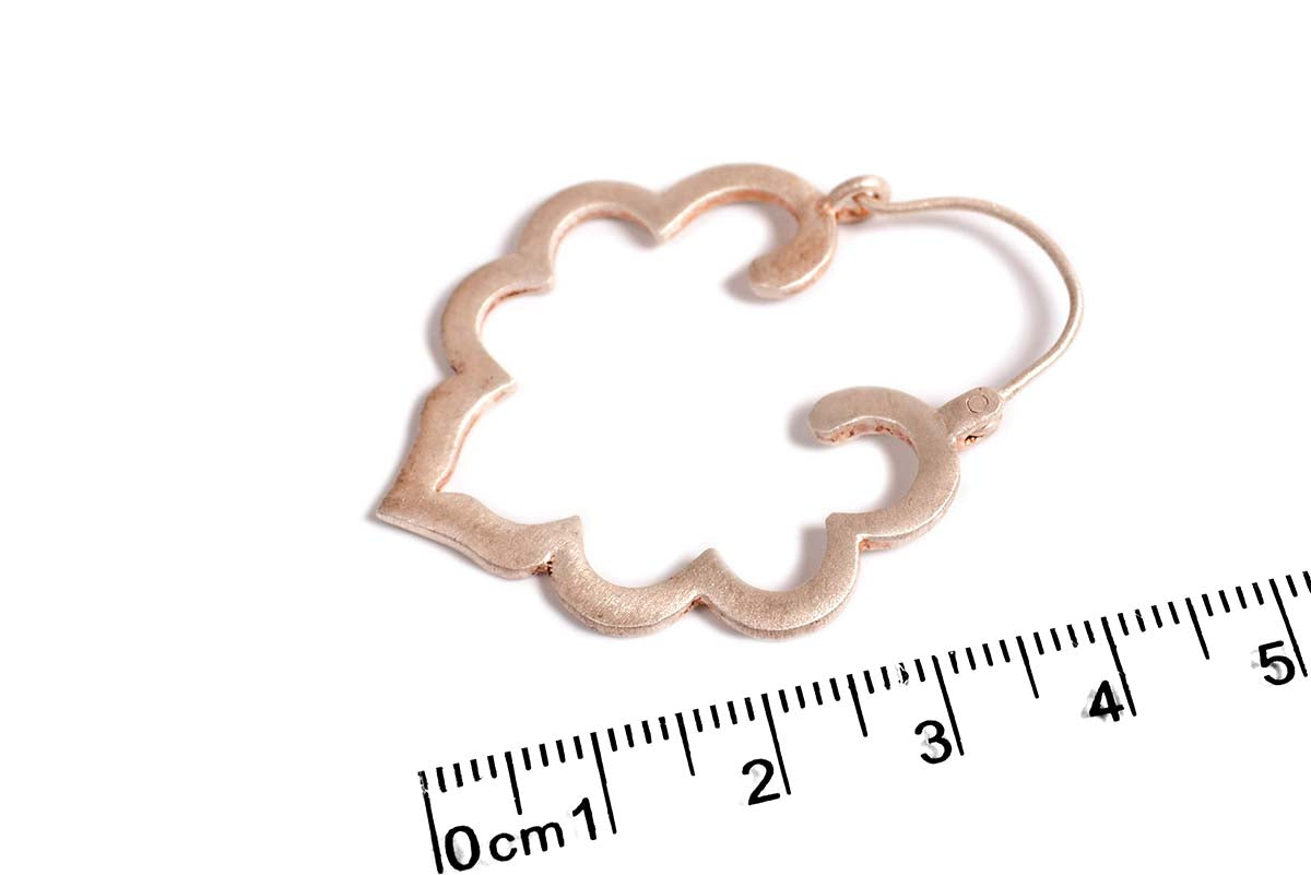 Aretes "INFINITE" plata 925 mate (31550)