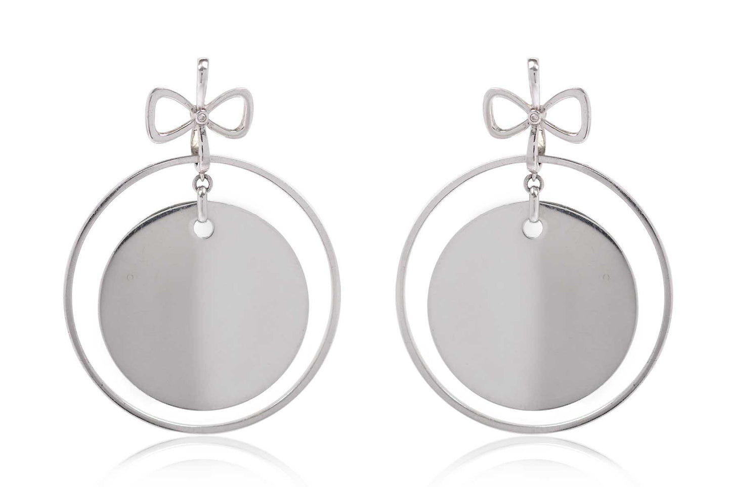 Aretes "SWEET GIRL" en acero (21818)