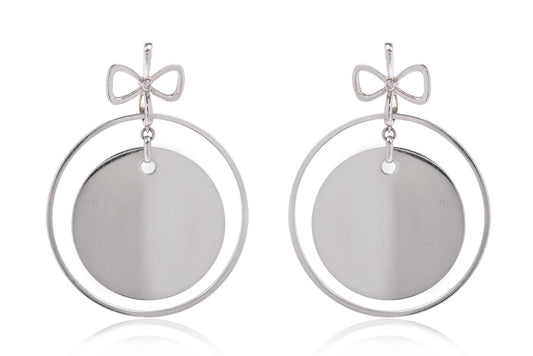 Aretes "SWEET GIRL" en acero (21818)