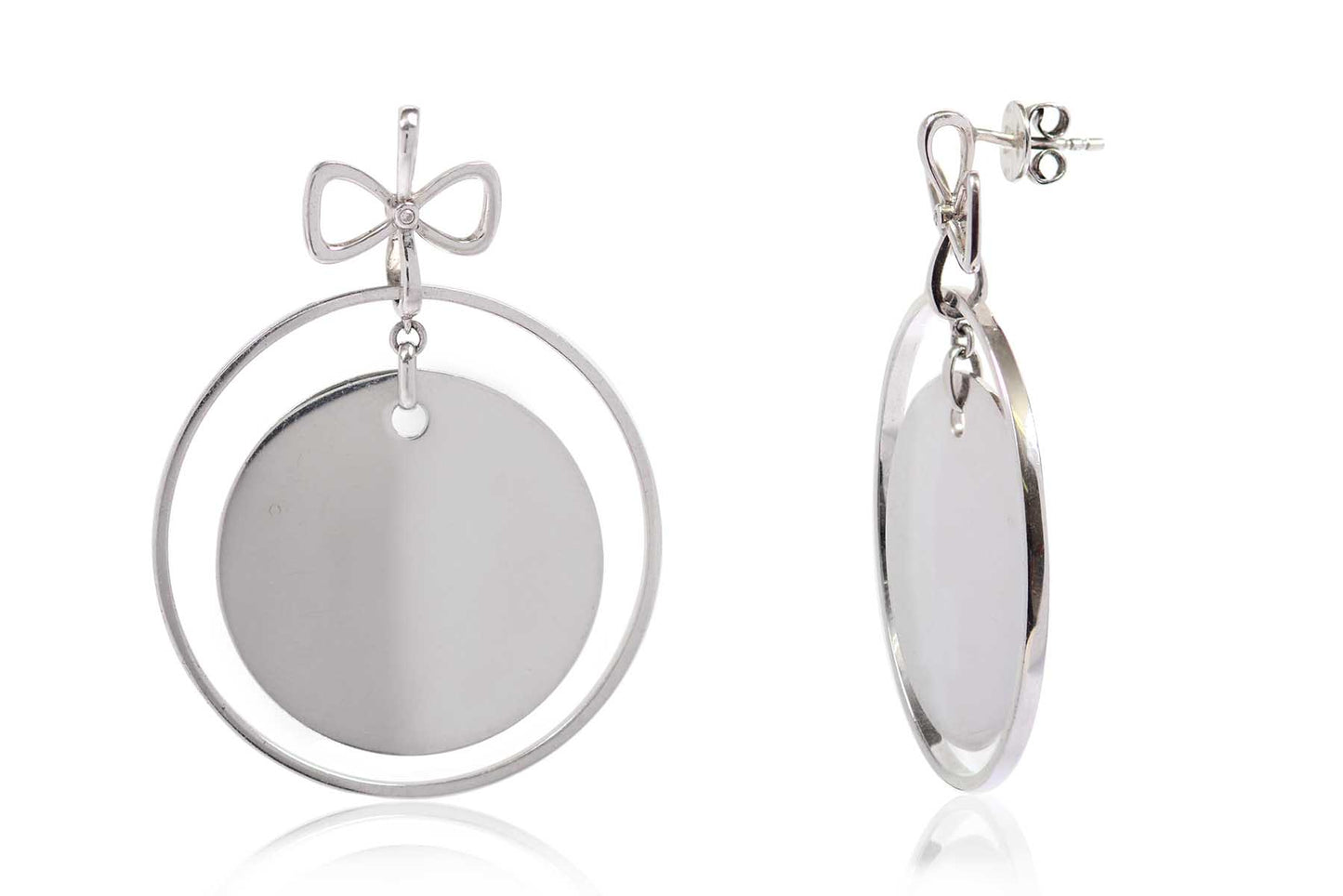Aretes "SWEET GIRL" en acero (21818)