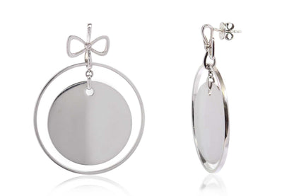Aretes "SWEET GIRL" en acero (21818)