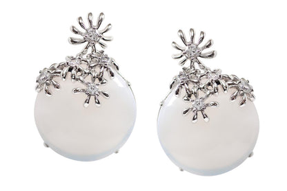 Juego, Dije y Aretes de Margaritas de Plata .925 (M23881)