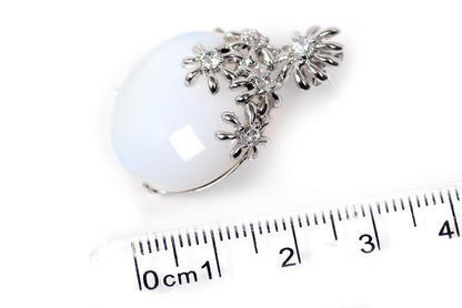 Juego, Dije y Aretes de Margaritas de Plata .925 (M23881)