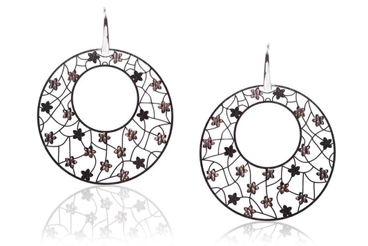 Aretes "GARDEN" en plata 925 (23952)