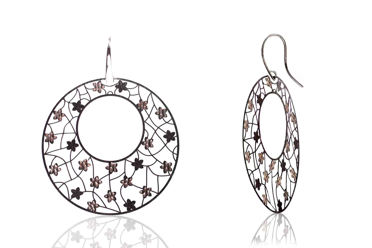 Aretes "GARDEN" en plata 925 (23952)