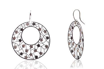 Aretes "GARDEN" en plata 925 (23952)