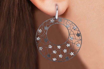 Aretes "GARDEN" en plata 925 (23952)