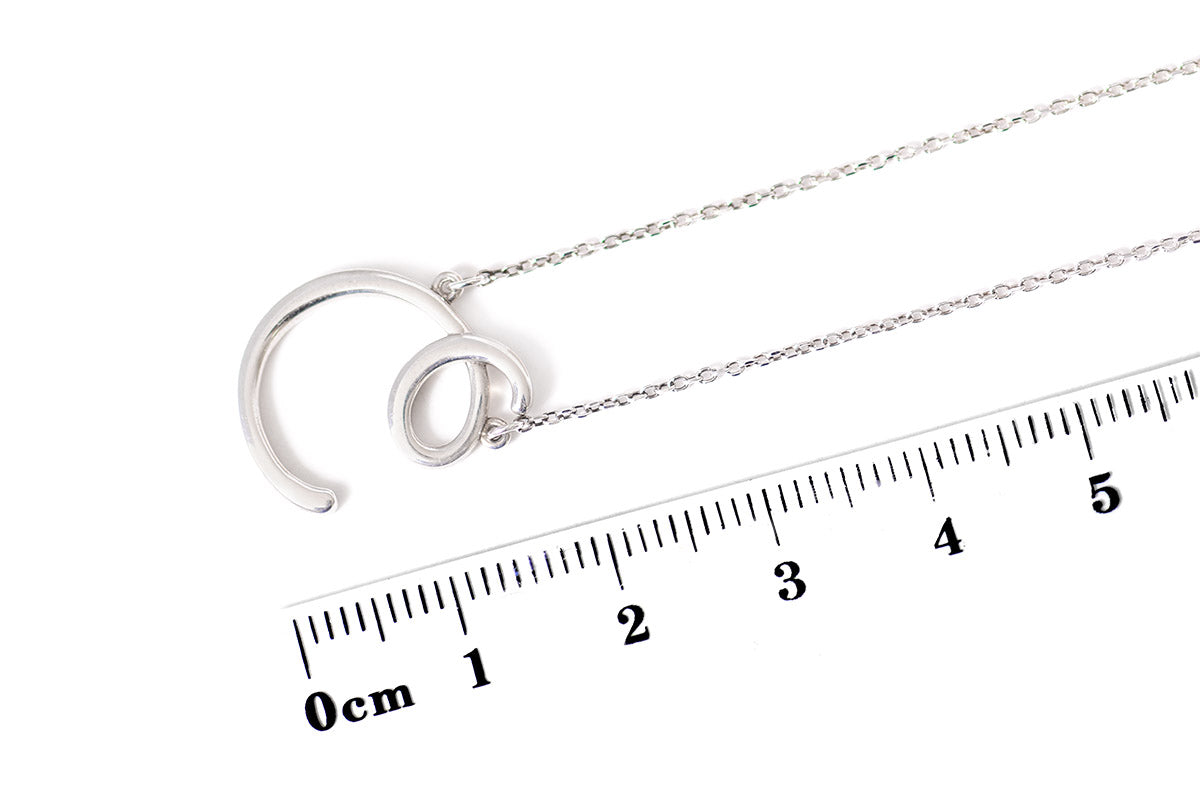 Gargantilla "LETRA C" plata .925 cursiva (24973)