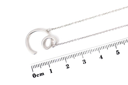 Gargantilla "LETRA C" plata .925 cursiva (24973)
