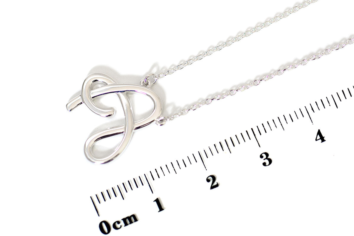 Gargantilla "LETRA A" plata .925 cursiva (24974)