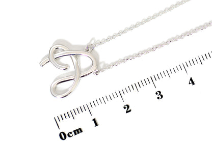 Gargantilla "LETRA A" plata .925 cursiva (24974)
