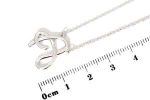 Gargantilla "LETRA A" plata .925 cursiva (24974)