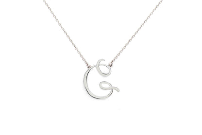 Gargantilla "LETRA G" plata .925 cursiva (24975)