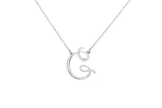 Gargantilla "LETRA G" plata .925 cursiva (24975)