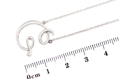 Gargantilla "LETRA G" plata .925 cursiva (24975)