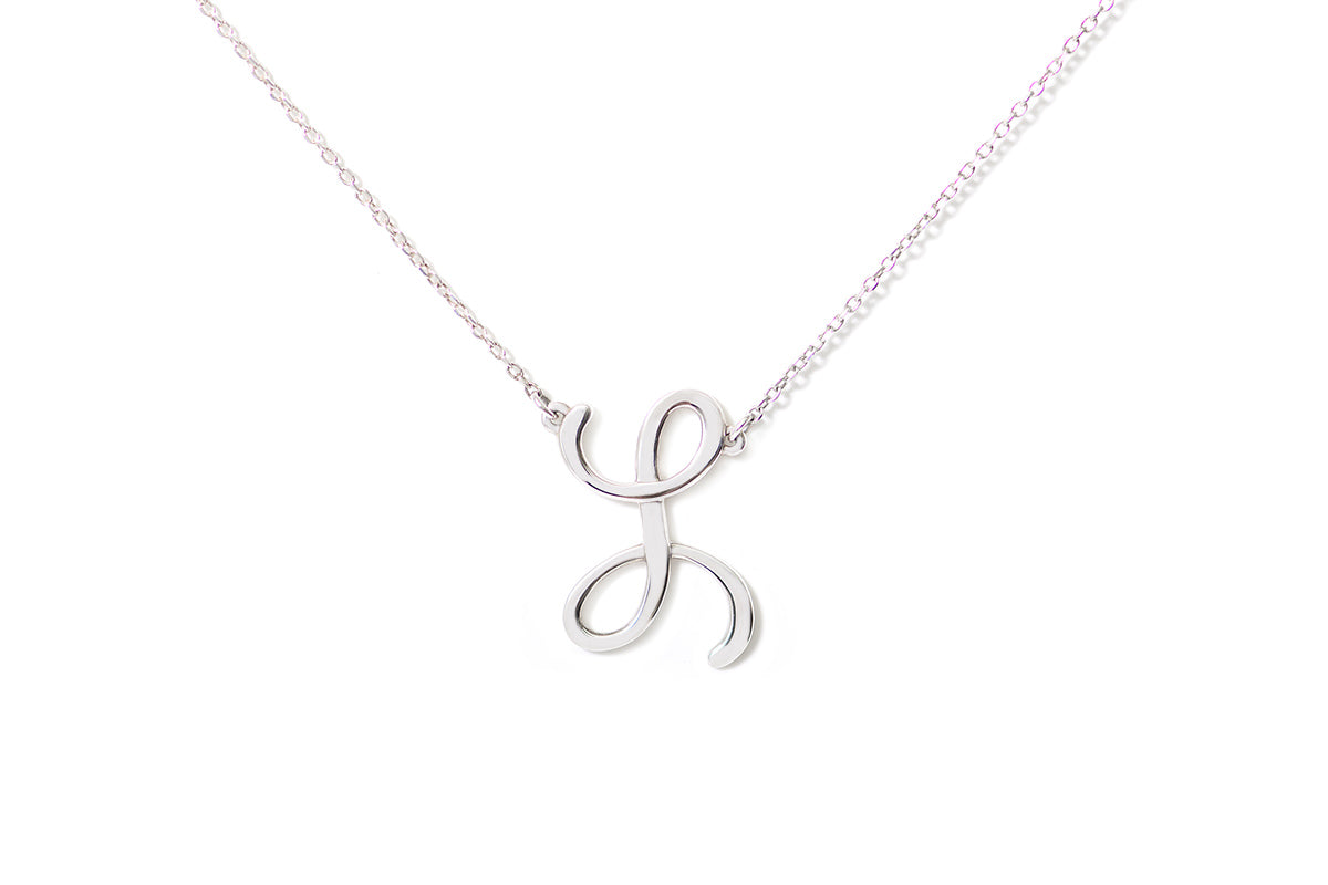Gargantilla "LETRA L" plata .925 cursiva (24976)