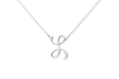 Gargantilla "LETRA L" plata .925 cursiva (24976)