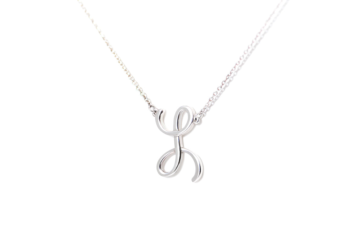 Gargantilla "LETRA L" plata .925 cursiva (24976)