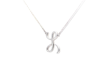 Gargantilla "LETRA L" plata .925 cursiva (24976)