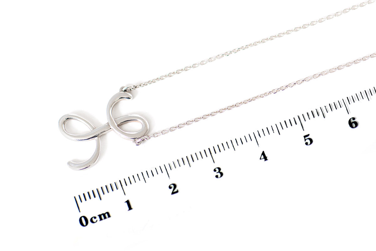 Gargantilla "LETRA L" plata .925 cursiva (24976)