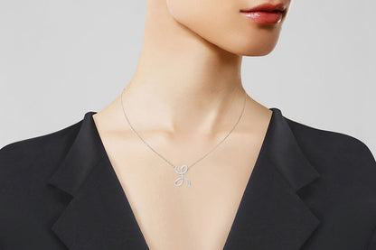 Gargantilla "LETRA L" plata .925 cursiva (24976)