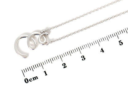 Gargantilla "LETRA E" plata .925 cursiva (24978)