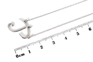 Gargantilla "LETRA P" plata .925 cursiva (24979)