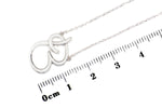 Cargar imagen en el visor de la galería, Gargantilla &quot;LETRA B&quot; plata .925 cursiva (24981)
