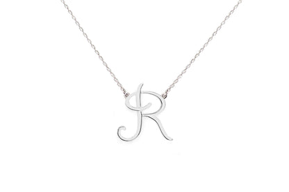 Gargantilla "LETRA R" plata .925 cursiva (24982)