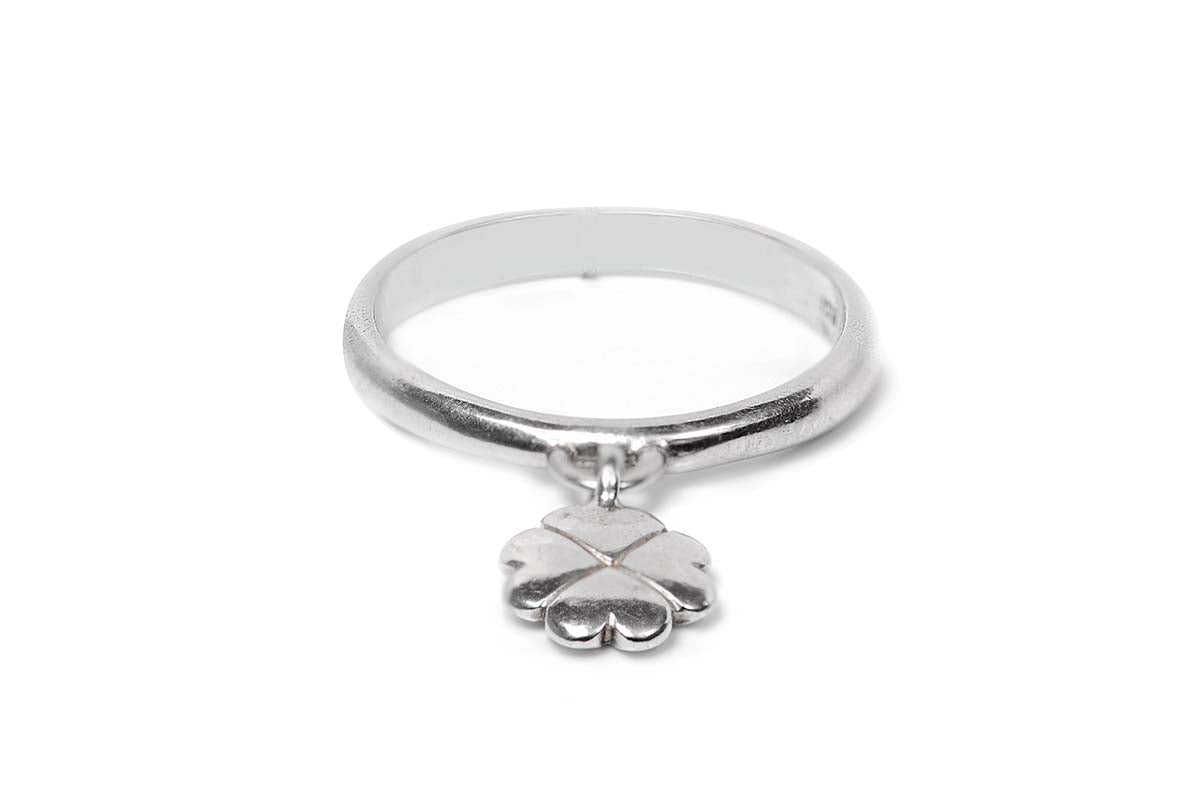Anillo "TREBOL" en plata .925 (25205)