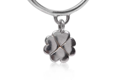 Anillo "TREBOL" en plata .925 (25205)