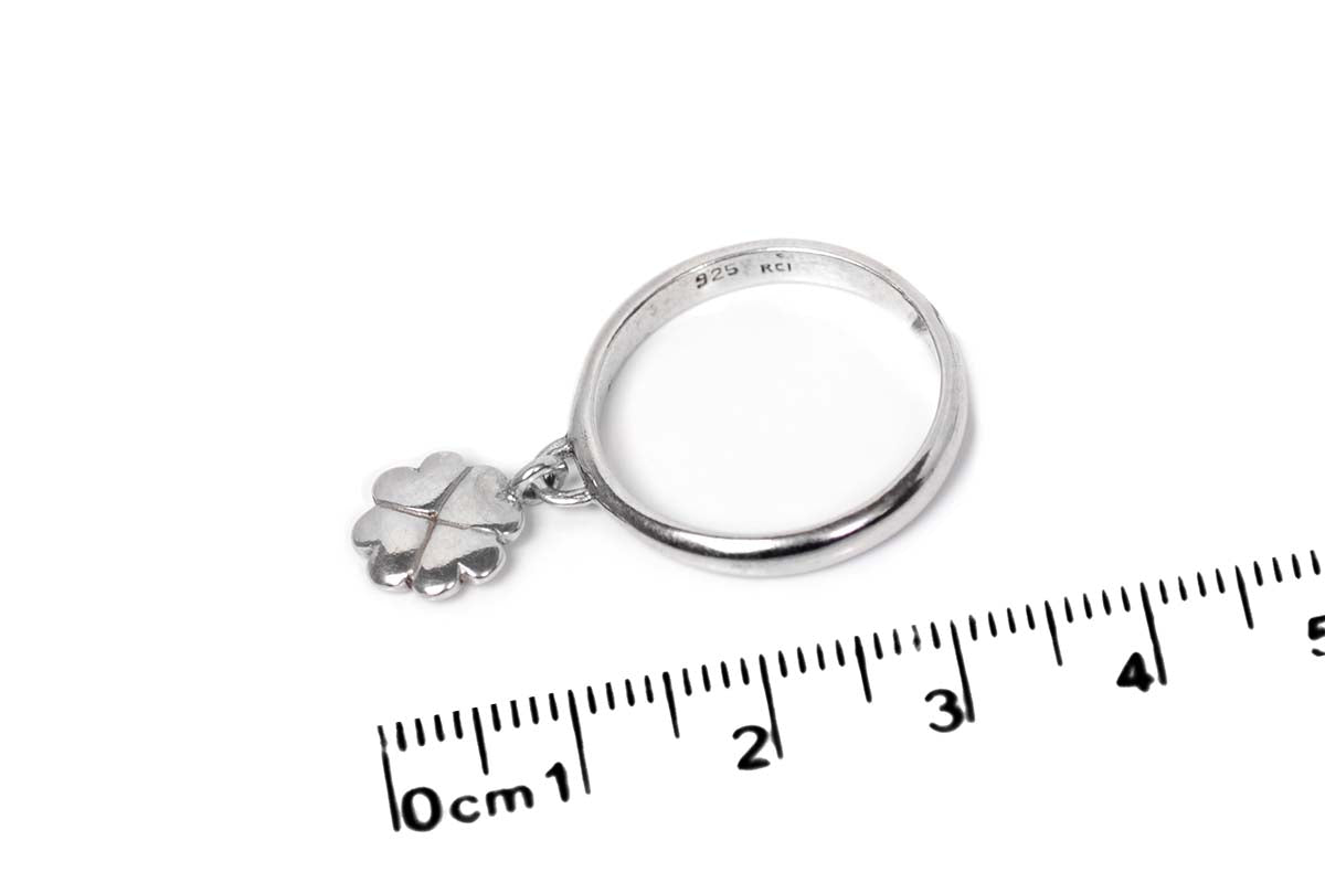 Anillo "TREBOL" en plata .925 (25205)