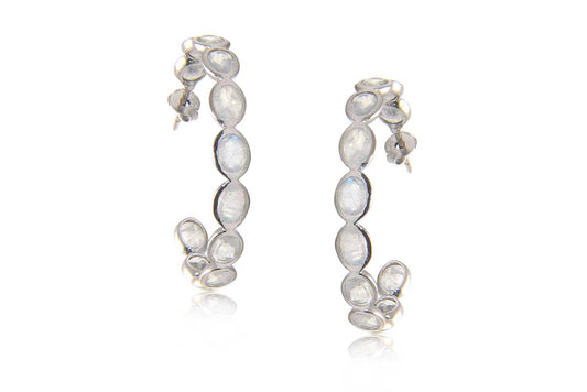 Aretes "MOON CICLE" plata 925 (29092)