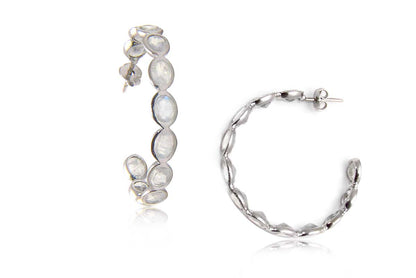Aretes "MOON CICLE" plata 925 (29092)