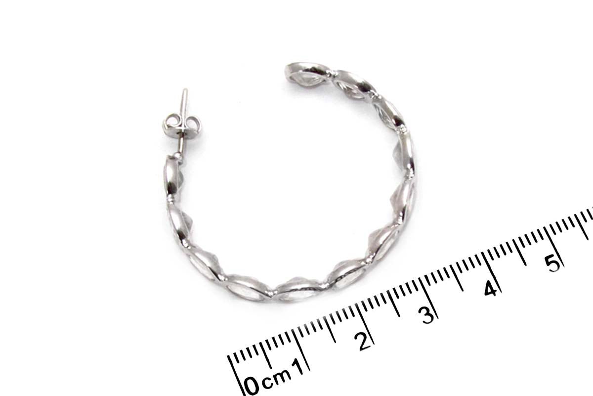 Aretes "MOON CICLE" plata 925 (29092)