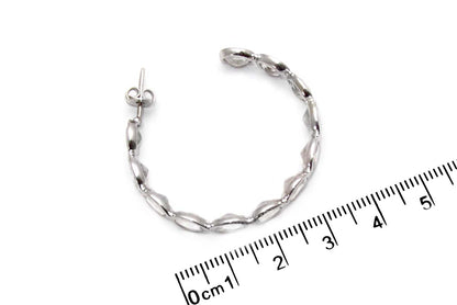 Aretes "MOON CICLE" plata 925 (29092)