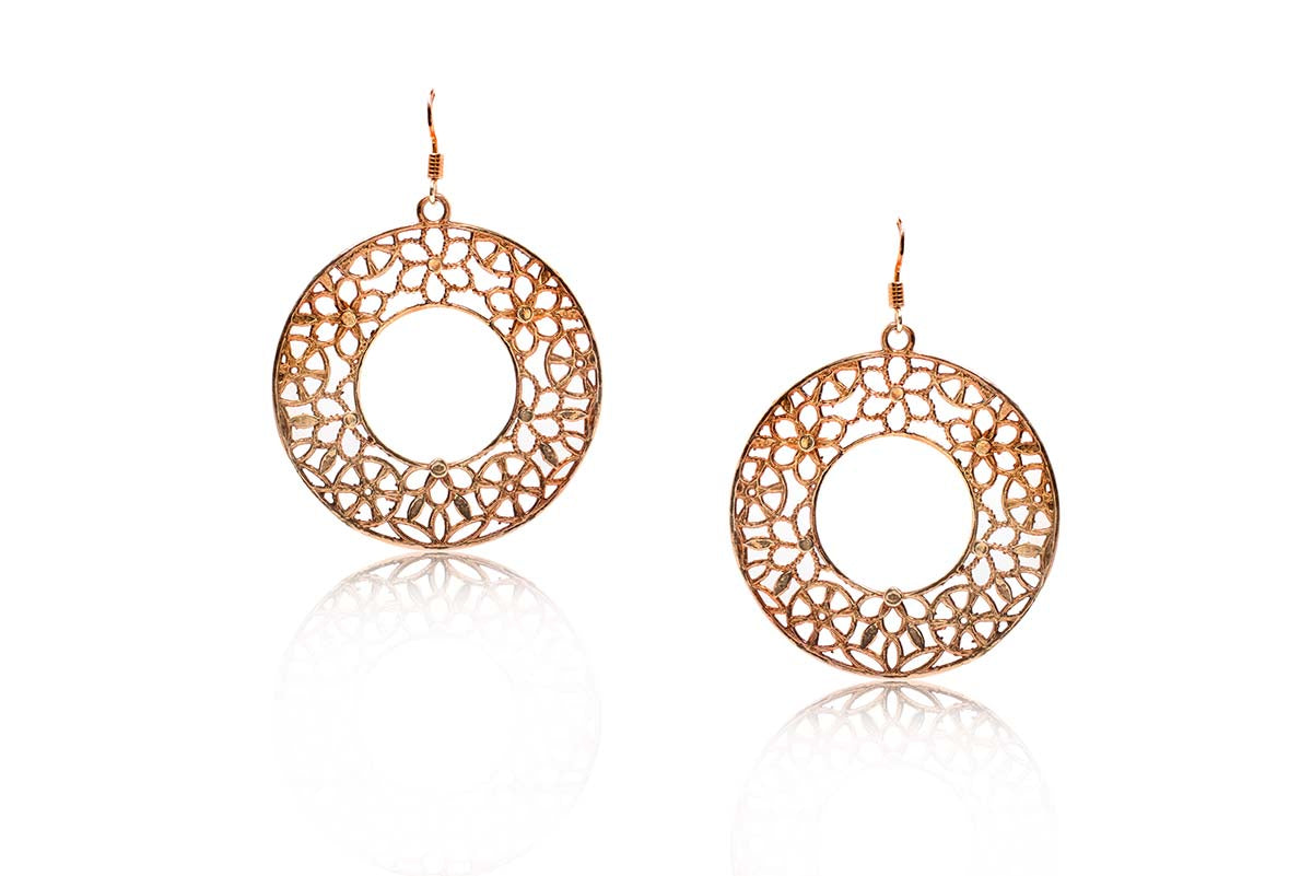 Aretes "VICTORIAN" en plata .925 (29187)