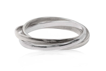 Anillo "TRIO" en plata .925 (30401)