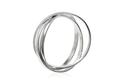 Anillo "TRIO" en plata .925 (30401)