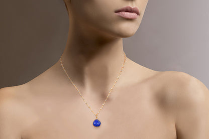 Gargantilla "Blue" de 45cm fabricada en plata .925 (M30417)