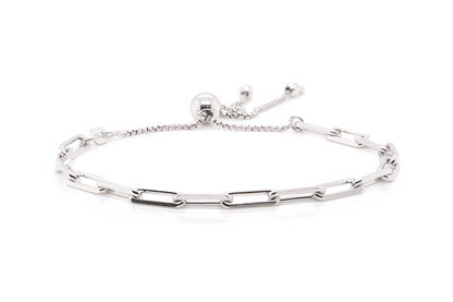 Pulsera ajustable fabricada en plata .925 (36842)