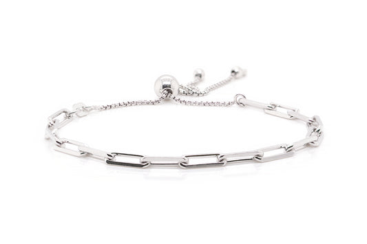 Pulsera ajustable fabricada en plata .925 (36842)